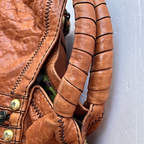 orYANY Brown Leather Shoulder Bag - Picture 4 of 7